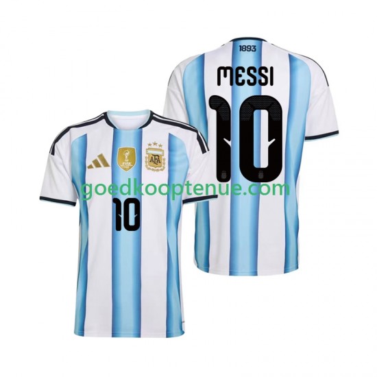 Thuis Tenue van Argentinië Lionel Messi 10 Heren WK 2026 Korte Mouw