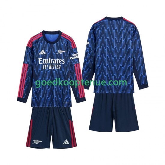 Uit Tenue van Arsenal Kind 2-13 jaar 2025-26 Lange Mouw