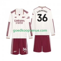 3de Tenue van Arsenal Zubimendi 36 Kind 2-13 jaar 2025-26 Lange Mouw