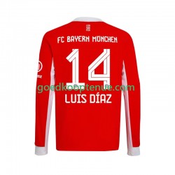 Thuis Tenue van FC Bayern München Luis Diaz 14 Heren 2025-26 Lange Mouw