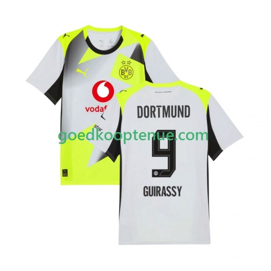 Uit Tenue van Borussia Dortmund Serhou Guirassy 9 Heren 2025-26 Korte Mouw