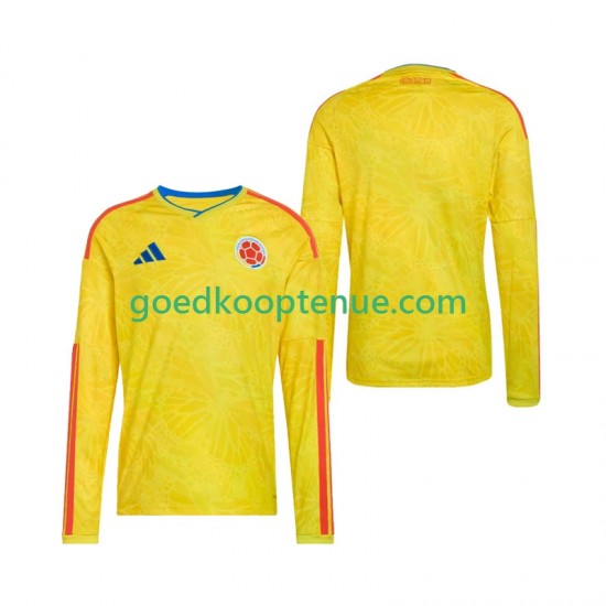 Thuis Tenue van Colombia Heren WK 2026 Lange Mouw
