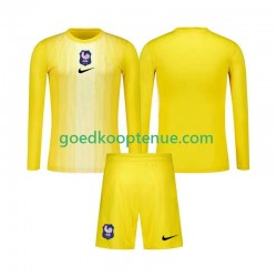 Thuis Tenue van Frankrijk Keepersshirt Kind 2-13 jaar 2025 Lange Mouw