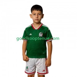 Thuis Tenue van Mexico Kind 2-13 jaar WK 2026 Korte Mouw