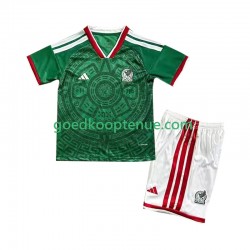 Thuis Tenue van Mexico Kind 2-13 jaar WK 2026 Korte Mouw