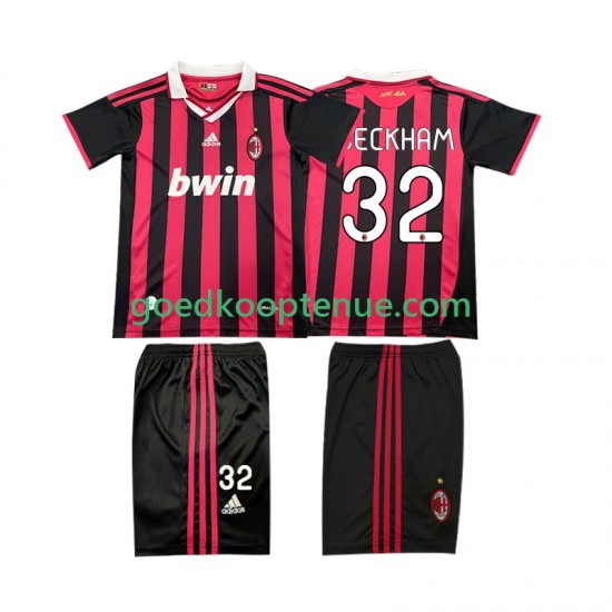 Thuis Retro Tenue van AC Milan BECKHAM 32 2009 Kind 2-13 jaar 2010 Korte Mouw Thuis Retro Tenue van AC Milan BECKHAM 32 2009 Kind 2-13 jaar 2010 Korte Mouw