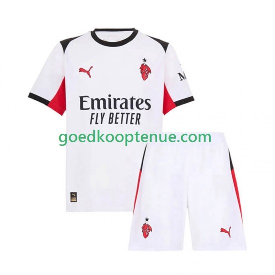 Uit Tenue van AC Milan Kind 2-13 jaar 2025-26 Korte Mouw Uit Tenue van AC Milan Kind 2-13 jaar 2025-26 Korte Mouw
