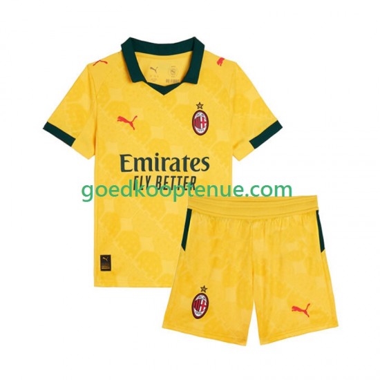 3de Tenue van AC Milan Kind 2-13 jaar 2025-26 Korte Mouw