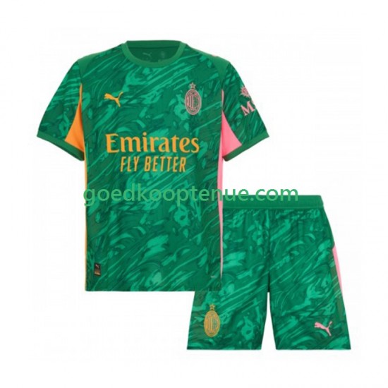 Uit Tenue van AC Milan Keepersshirt Kind 2-13 jaar 2025-26 Korte Mouw