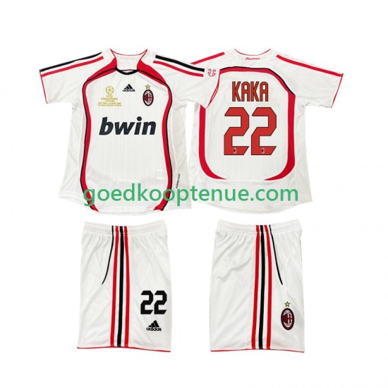 Uit Retro Tenue van AC Milan KAKA 22 2007 Kind 2-13 jaar 2006 Korte Mouw Uit Retro Tenue van AC Milan KAKA 22 2007 Kind 2-13 jaar 2006 Korte Mouw