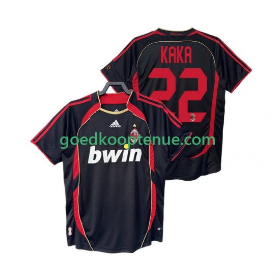 3de Retro Tenue van AC Milan KAKA 22 2007 Heren 2006 Korte Mouw