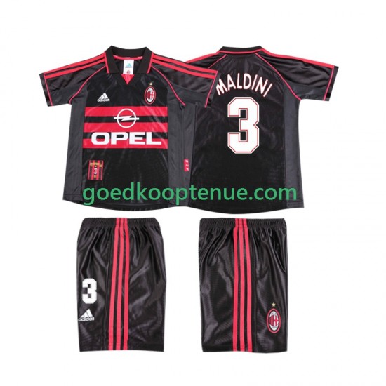 3de Retro Tenue van AC Milan MALDINI 3 Kind 2-13 jaar 1998 1999 Korte Mouw 3de Retro Tenue van AC Milan MALDINI 3 Kind 2-13 jaar 1998 1999 Korte Mouw
