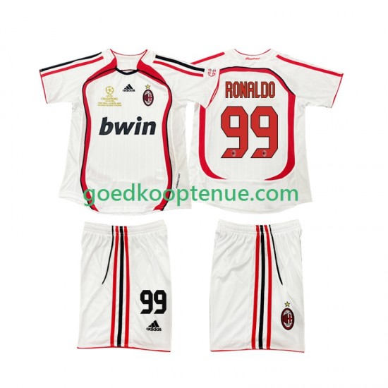 Uit Retro Tenue van AC Milan RONALDO 9 2007 Kind 2-13 jaar 2006 Korte Mouw Uit Retro Tenue van AC Milan RONALDO 9 2007 Kind 2-13 jaar 2006 Korte Mouw