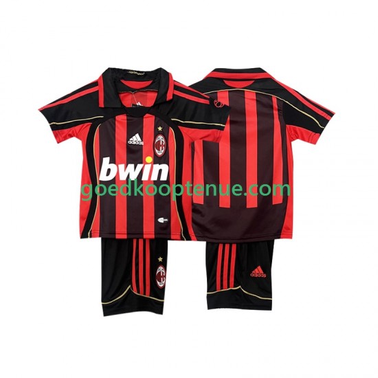 Thuis Retro Tenue van AC Milan 2007 Kind 2-13 jaar 2006 Korte Mouw Thuis Retro Tenue van AC Milan 2007 Kind 2-13 jaar 2006 Korte Mouw
