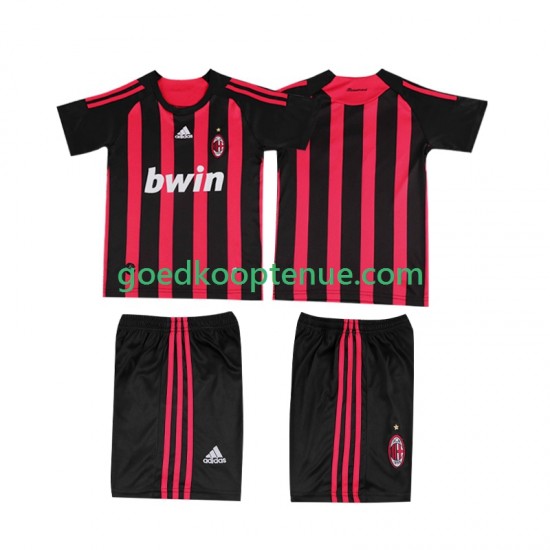 Thuis Retro Tenue van AC Milan 2009 Kind 2-13 jaar 2008 Korte Mouw Thuis Retro Tenue van AC Milan 2009 Kind 2-13 jaar 2008 Korte Mouw
