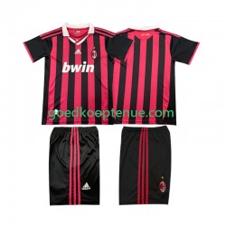 Thuis Retro Tenue van AC Milan 2009 Kind 2-13 jaar 2010 Korte Mouw