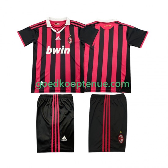 Thuis Retro Tenue van AC Milan 2009 Kind 2-13 jaar 2010 Korte Mouw Thuis Retro Tenue van AC Milan 2009 Kind 2-13 jaar 2010 Korte Mouw