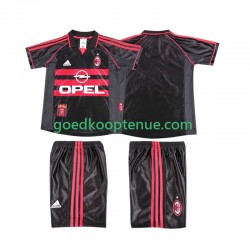 3de Retro Tenue van AC Milan Kind 2-13 jaar 1998 1999 Korte Mouw