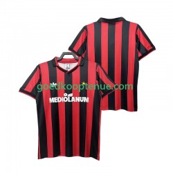 Thuis Retro Tenue van AC Milan 1990 1991 Heren Korte Mouw