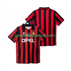 Thuis Retro Tenue van AC Milan 1996 1997 Heren Korte Mouw