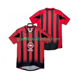 Thuis Retro Tenue van AC Milan 2005 Heren 2004 Korte Mouw