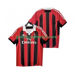 Thuis Retro Tenue van AC Milan 2012 2013 Heren Korte Mouw