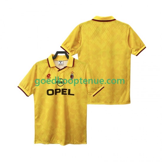 3de Retro Tenue van AC Milan 1995 1996 Heren Korte Mouw