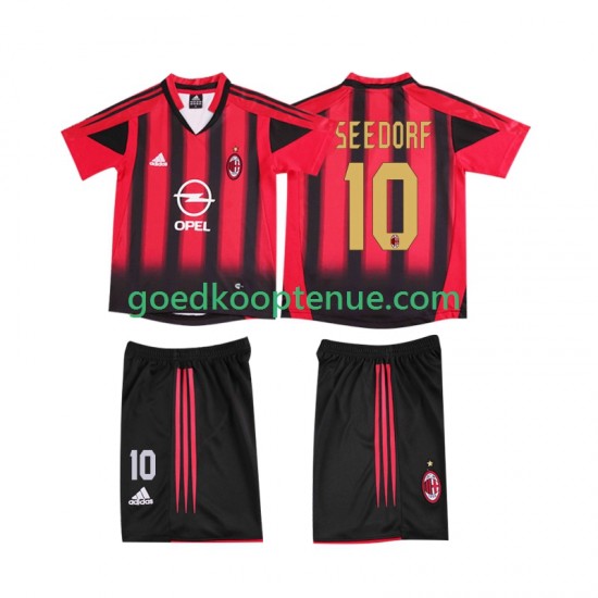 Thuis Retro Tenue van AC Milan SEEDORF 10 2005 Kind 2-13 jaar 2004 Korte Mouw Thuis Retro Tenue van AC Milan SEEDORF 10 2005 Kind 2-13 jaar 2004 Korte Mouw