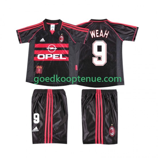 3de Retro Tenue van AC Milan WEAH 9 Kind 2-13 jaar 1998 1999 Korte Mouw 3de Retro Tenue van AC Milan WEAH 9 Kind 2-13 jaar 1998 1999 Korte Mouw