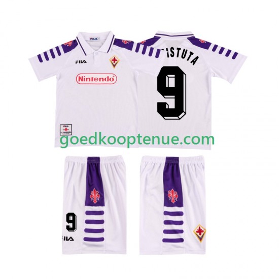 Uit Retro Tenue van Fiorentina BASTUTA 9 Kind 2-13 jaar 1998 1999 Korte Mouw Uit Retro Tenue van Fiorentina BASTUTA 9 Kind 2-13 jaar 1998 1999 Korte Mouw