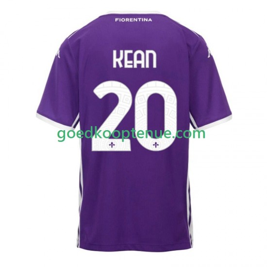 Thuis Tenue van Fiorentina Kean 20 Heren 2025-26 Korte Mouw