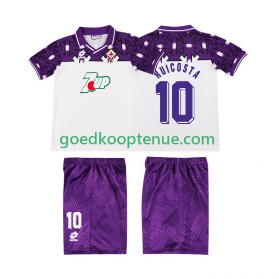 Uit Retro Tenue van Fiorentina RUI COSTA 10 1992 1993 Kind 2-13 jaar Korte Mouw Uit Retro Tenue van Fiorentina RUI COSTA 10 1992 1993 Kind 2-13 jaar Korte Mouw