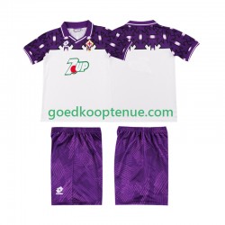 Uit Retro Tenue van Fiorentina 1992 1993 Kind 2-13 jaar Korte Mouw