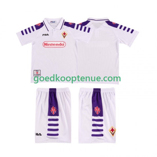 Uit Retro Tenue van Fiorentina Kind 2-13 jaar 1998 1999 Korte Mouw Uit Retro Tenue van Fiorentina Kind 2-13 jaar 1998 1999 Korte Mouw