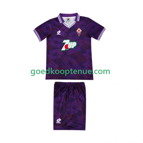 Thuis Retro Tenue van Fiorentina 1992 1993 Kind 2-13 jaar Korte Mouw Thuis Retro Tenue van Fiorentina 1992 1993 Kind 2-13 jaar Korte Mouw