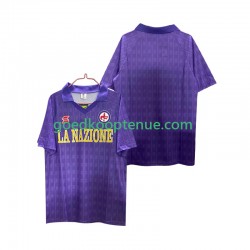 Thuis Retro Tenue van Fiorentina 1989 1990 Heren Korte Mouw