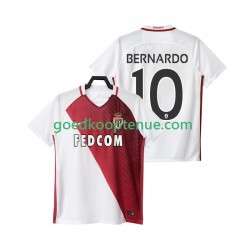 Thuis Tenue van AS Monaco BERNARDO 10 2016 2017 Heren Korte Mouw