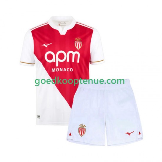 Thuis Tenue van AS Monaco Kind 2-13 jaar 2025-26 Korte Mouw Thuis Tenue van AS Monaco Kind 2-13 jaar 2025-26 Korte Mouw