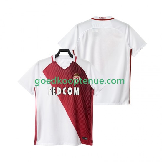 Thuis Tenue van AS Monaco 2016 2017 Heren Korte Mouw