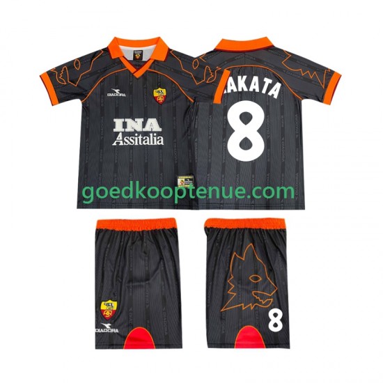 Uit Retro Tenue van AS Roma NAKATA 8 2000 Kind 2-13 jaar 1999 Korte Mouw Uit Retro Tenue van AS Roma NAKATA 8 2000 Kind 2-13 jaar 1999 Korte Mouw