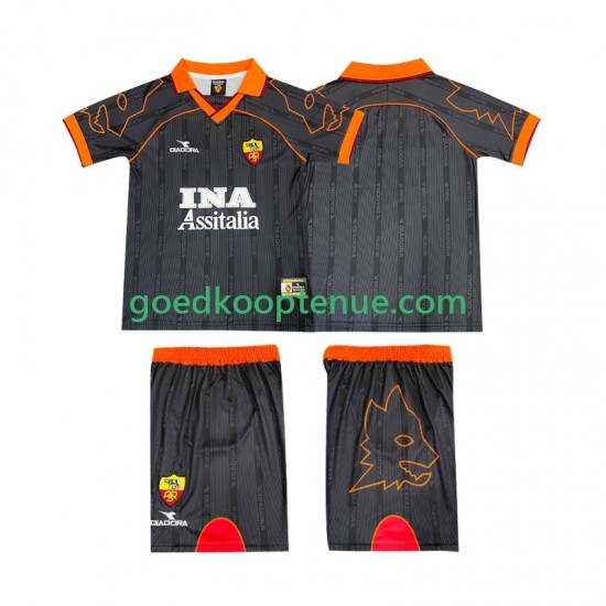 Uit Retro Tenue van AS Roma 2000 Kind 2-13 jaar 1999 Korte Mouw Uit Retro Tenue van AS Roma 2000 Kind 2-13 jaar 1999 Korte Mouw