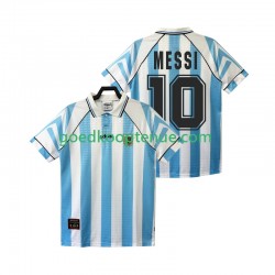 Thuis Retro Tenue van Argentinië Lionel Messi 10 1996 1997 Heren Korte Mouw