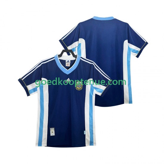Uit Retro Tenue van Argentinië Heren 1998 Korte Mouw