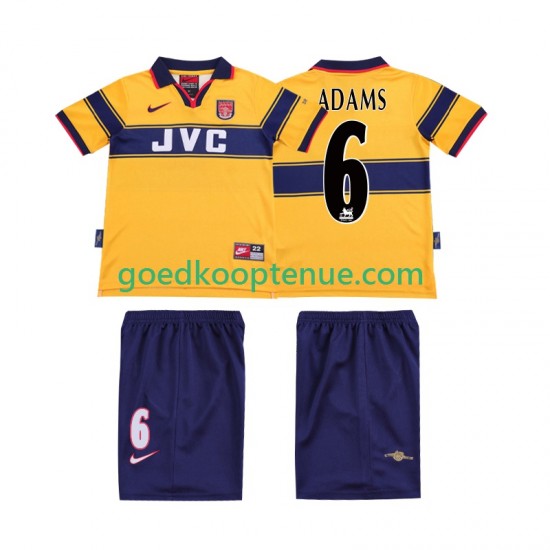 Uit Retro Tenue van Arsenal ADAMS 6 1997 Kind 2-13 jaar 1999 Korte Mouw Uit Retro Tenue van Arsenal ADAMS 6 1997 Kind 2-13 jaar 1999 Korte Mouw