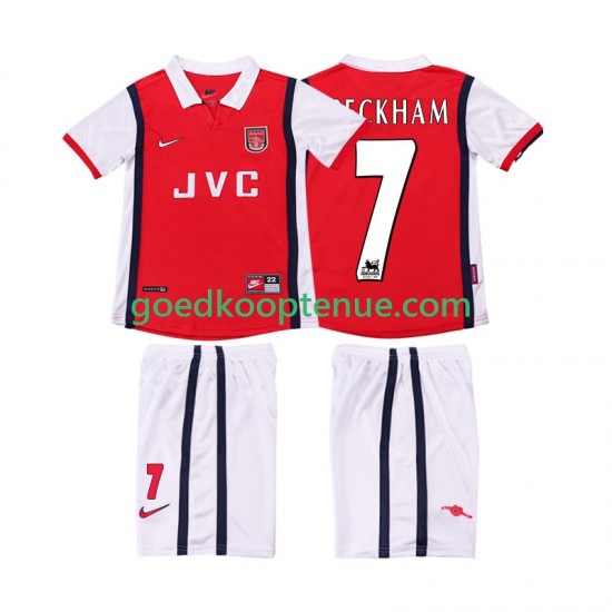 Thuis Retro Tenue van Arsenal BECKHAM 7 Kind 2-13 jaar 1998 1999 Korte Mouw Thuis Retro Tenue van Arsenal BECKHAM 7 Kind 2-13 jaar 1998 1999 Korte Mouw