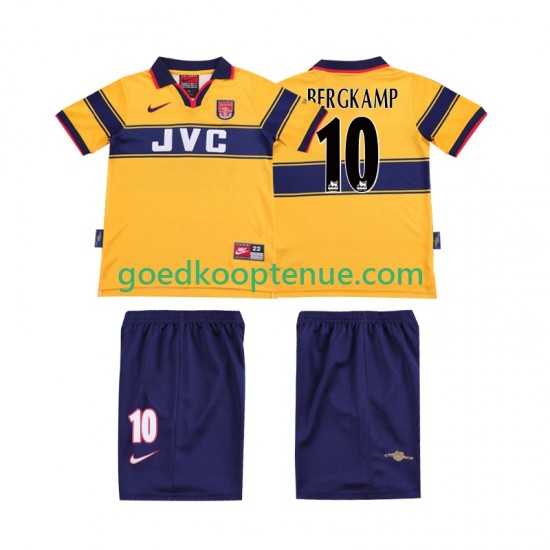 Uit Retro Tenue van Arsenal BERGKAMP 10 1997 Kind 2-13 jaar 1999 Korte Mouw Uit Retro Tenue van Arsenal BERGKAMP 10 1997 Kind 2-13 jaar 1999 Korte Mouw