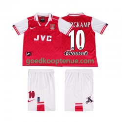 Thuis Retro Tenue van Arsenal BERGKAMP 10 1996 1997 Kind 2-13 jaar Korte Mouw
