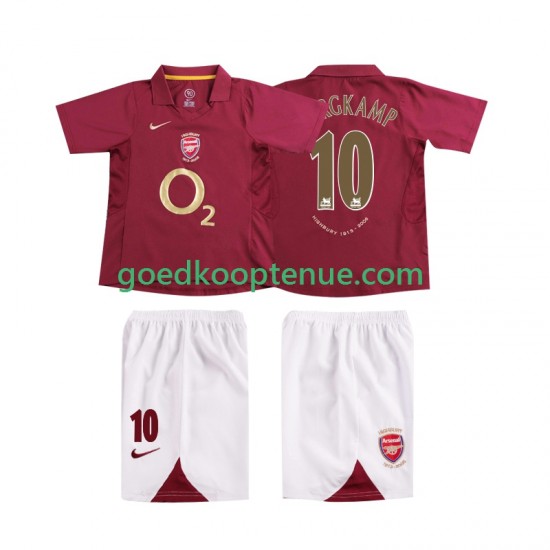 Thuis Retro Tenue van Arsenal BERGKAMP 10 2005 Kind 2-13 jaar 2006 Korte Mouw Thuis Retro Tenue van Arsenal BERGKAMP 10 2005 Kind 2-13 jaar 2006 Korte Mouw