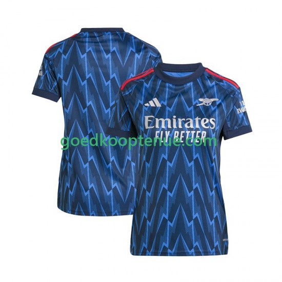 Uit Tenue van Arsenal Dames 2025-26 Korte Mouw