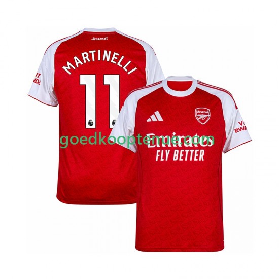 Thuis Tenue van Arsenal Martin Zubimendi 11 Heren 2025-26 Korte Mouw